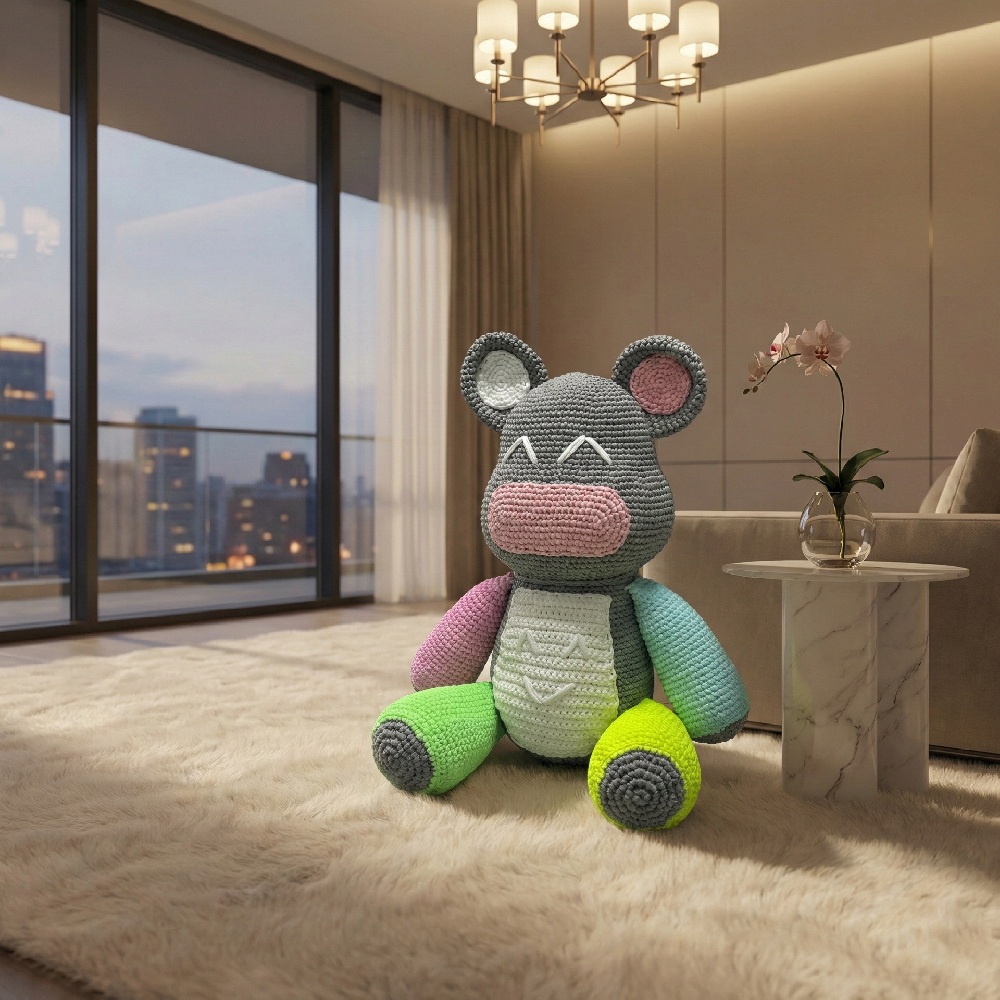 三感互动笑脸熊 光-温-夜光三重互动技术 YX960